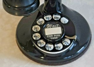 Western Electric Vintage Rotary Dial Wired and Candlestick Telephone 4