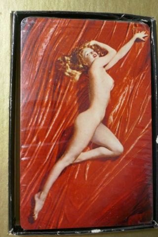 Vintage Brown & Bigelow Nude Marilyn Monroe Playing Cards - 5