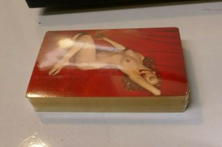 Vintage Brown & Bigelow Nude Marilyn Monroe Playing Cards - 7