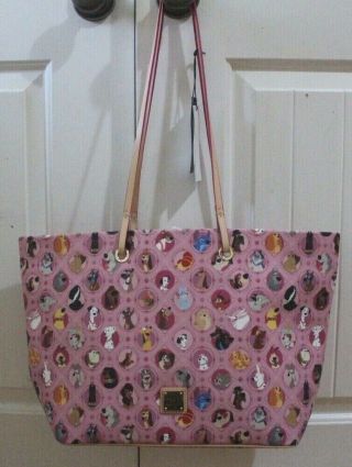 Pink Ltd Ed Rare Disney Dog Large Tote By Dooney & Bourke Perfect Placement