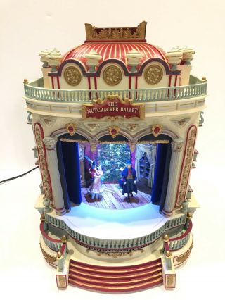 Rare Mr.  Christmas European Opera House " The Nutcracker Ballet " Music Box W/box