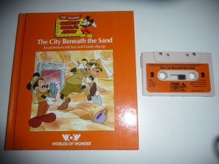 Wow The Talking Mickey Mouse Show; The City Beneath The Sand Book And Tape
