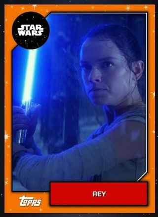 D23 Expo Exclusive Orange Base | Rey | Star Wars Card Trader