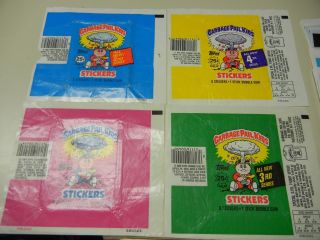 1985 To 1988 Gpk Garbage Pail Kids Wrapper Set: One Each Of 1st - 15th,  Usa