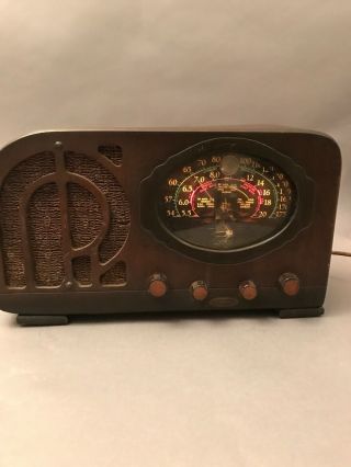 Vintage Simplex " D " Short Wave Radio 1936 - Rare And