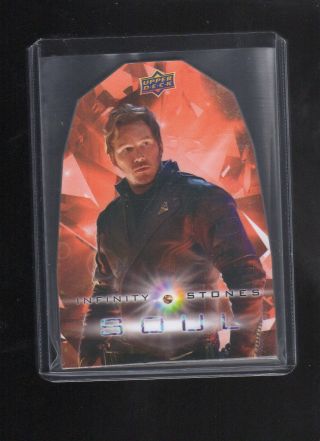 Upper Deck Marvel The Avengers Infinity War Precious Stone Os4 Star - Lord 22/49