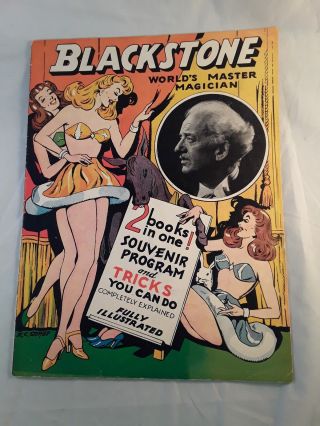 Rare Vintage Blackstone Souvenir Program World 