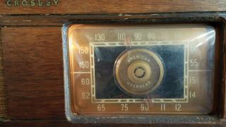 Vintage Rare Crosley Radio Tube Record Player Model 56TP - L Radio Corp Cincinnati 5