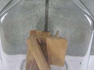 Antique Dazey Butter Churn No 40 Wood Paddle St Louis Made USA 4 QUART 1922 yqz 6