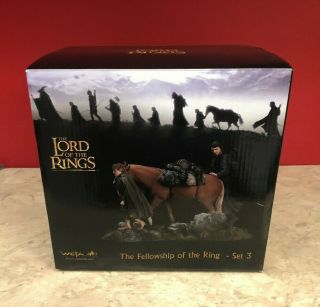 Weta The Lord Of The Rings The Fellowship Of The Ring - Set 3 - Aragorn Sam Bill