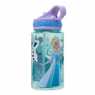 Nwt Disney Store Water Bottle Frozen Elsa Anna Olaf Sven16 Oz