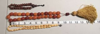 Old,  Rare,  Vintage,  Large Baltic Amber 27 Prayer Beads 10