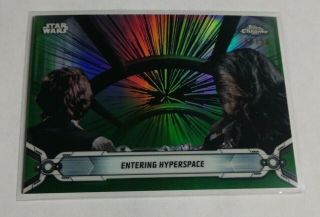 R17,  679 - Hyperspace - 2019 Topps Chrome Star Wars - 85 Green /50