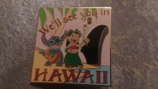 Disney (p.  I.  N.  S. ) - Lilo And Stitch In Hawaii Pin - Le 1000