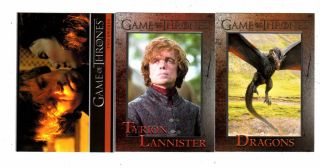 Game Of Thrones Season 4 Complete 100 Card Base Set,  Promo P1,  Wrapper