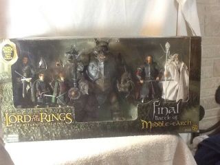 2005 Tlotr The Return Of The King Final Battle Of Middle - Earth Box Set