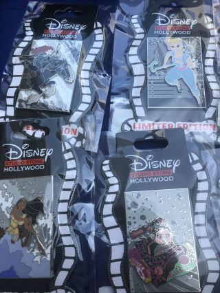 Disney D23 Expo 2019 DSSH DSF Heroines Fight Back Pin Set 12 Pins Full Set 2