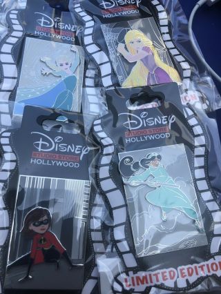 Disney D23 Expo 2019 DSSH DSF Heroines Fight Back Pin Set 12 Pins Full Set 4