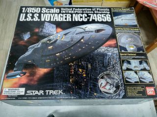Bandai Star Trek 1/850 U.  S.  S Voyager Ncc - 74656 Lighting Model Kit F/s