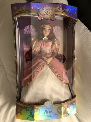 D23 Expo 2019 Disney 30th Anniversary Edition Ariel Doll 17 " Le1000 In Hand