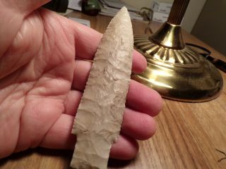 Indian Artifacts Pre 1600,  Scottsbluff.  " Stemmed Lanceolate ".  Early Archaic