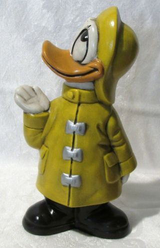 Vintage Ceramic Donald Duck Figurine Hand Finished Walt Disney Productions
