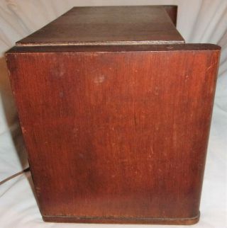 Old/Vintage/Antique 1930 ' s - 40 ' s? Zenith Consol - Tone Wood Tube Radio but 4