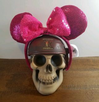 Disney Parks Minnie Mouse Sequin Bow Ears Imagination Pink Headband 2019