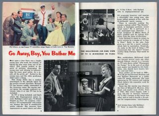 1954 Tv Article Judy Garland Phil Silvers Judy Holliday Jack Lemmon Judy Lynn