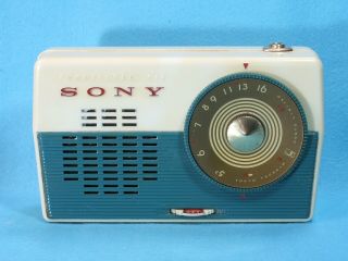 Rare 1950s Vintage Sony Tr - 62 Historical Transistor Radio Beautiful&works