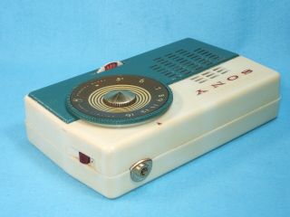 RARE 1950s Vintage Sony TR - 62 Historical Transistor Radio BEAUTIFUL&WORKS 3