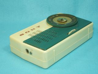 RARE 1950s Vintage Sony TR - 62 Historical Transistor Radio BEAUTIFUL&WORKS 4