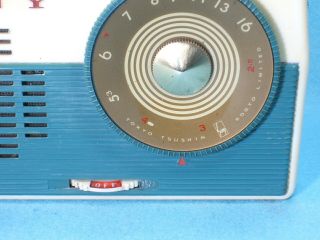 RARE 1950s Vintage Sony TR - 62 Historical Transistor Radio BEAUTIFUL&WORKS 6