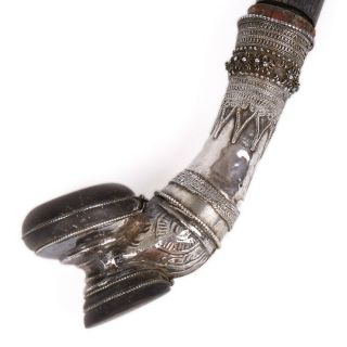 INDIAN/MIDDLE EASTERN SILVER MOUNTED PIPE 19/20TH C. 7