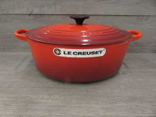 Le Creuset 29 Cast Iron Enamel Dutch Oven Red