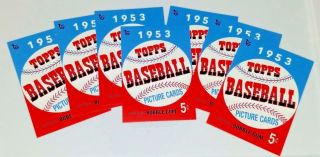 2018 Topps Wrapper Art 57 Baseball Bubble Gum Card 1953 Card Ps Low Print