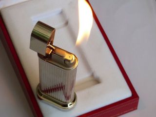 Cartier Palladium Plated Table Lighter - Fully Boxed 7