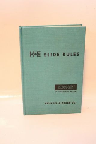 Keuffel & Esser K&E Deci - Lon 10 68 - 1100 Slide Rule,  Box,  Book,  Case Looks 11