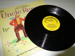 Disneyland Uncle Remus Song Of The South Vinyl Record Sound Track Usa Made 1963