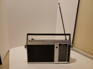 1960s Vintage Sony Solid State Radio Fm/am 7f - 81w (,).