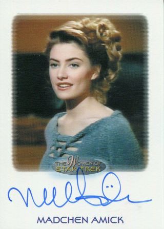 Women Of Star Trek 50th Anniversary Autograph Madchen Amick