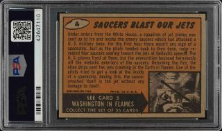 1962 Topps Mars Attacks Saucers Blast Our Jets 4 PSA 9 (PWCC) 2