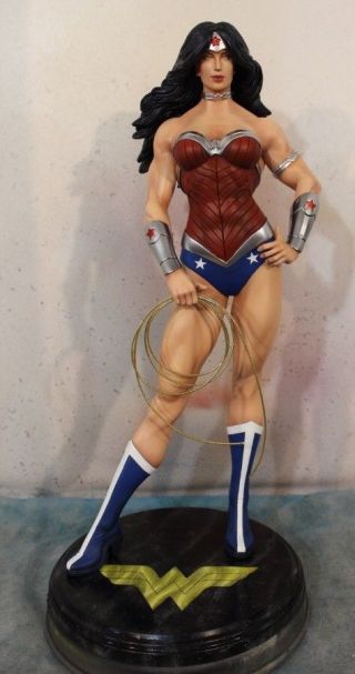 Custom Dc Comics Wonder Woman 1/4 Scale Statue Vince Vell Not Sideshow Or Xm Ook