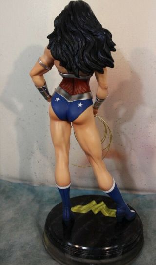 CUSTOM DC COMICS WONDER WOMAN 1/4 SCALE STATUE Vince Vell Not Sideshow Or XM OOK 3