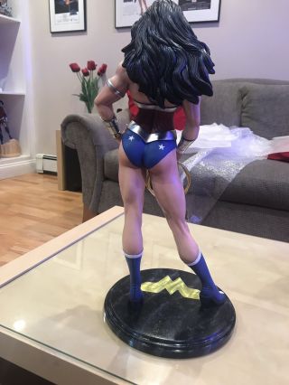 CUSTOM DC COMICS WONDER WOMAN 1/4 SCALE STATUE Vince Vell Not Sideshow Or XM OOK 6