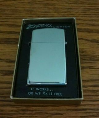Vintage Zippo Lighter,  Boxed,  Engraved