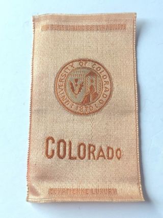 1910 Tobacco Cigarette College Silk Colorado (120)