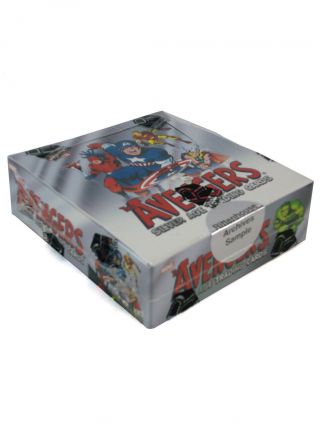 2015 Marvel Avengers Silver Age Trading Cards Sample Box