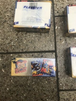 6 1995 Fleer Ultra X - Men Factory Card Box Wolverine 120 Packs 3