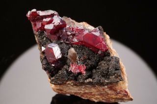 CLASSIC Cuprite Crystal Cluster CORNWALL,  ENGLAND - Ex.  Belsky 8